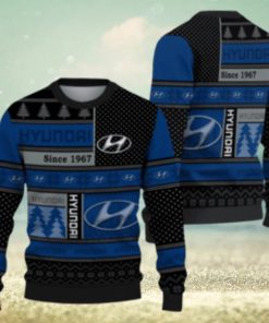 Hyundai Car Mens Ugly Christmas Sweater Gift For Fans