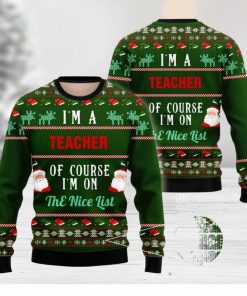 I Am A Teacher Ugly Christmas Sweater Christmas Season Gift