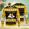 Golden Ford Logo Santa Hat Car Truck And Motorcycle Ugly Christmas 3D Sweater