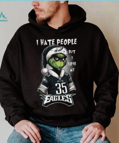 I Hate People But Love My Eagles 35 Fagles Shirt