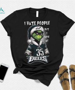 I Hate People But Love My Eagles 35 Fagles Shirt