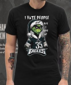 I Hate People But Love My Eagles 35 Fagles Shirt