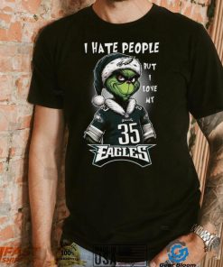 I Hate People But Love My Eagles 35 Fagles Shirt