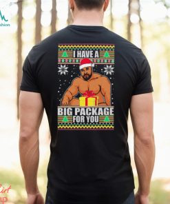 I Have A Big Package For You Barry Wood Meme Ugly Christmas Shirt