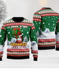 I Have A Big Package For You Christmas Unisex Ugly Sweater