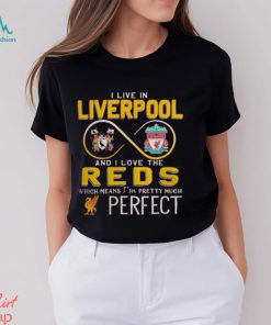 I Live In Liverpool And I Love The Reds Which Means I’m Pretty Much Perfect T Shirt