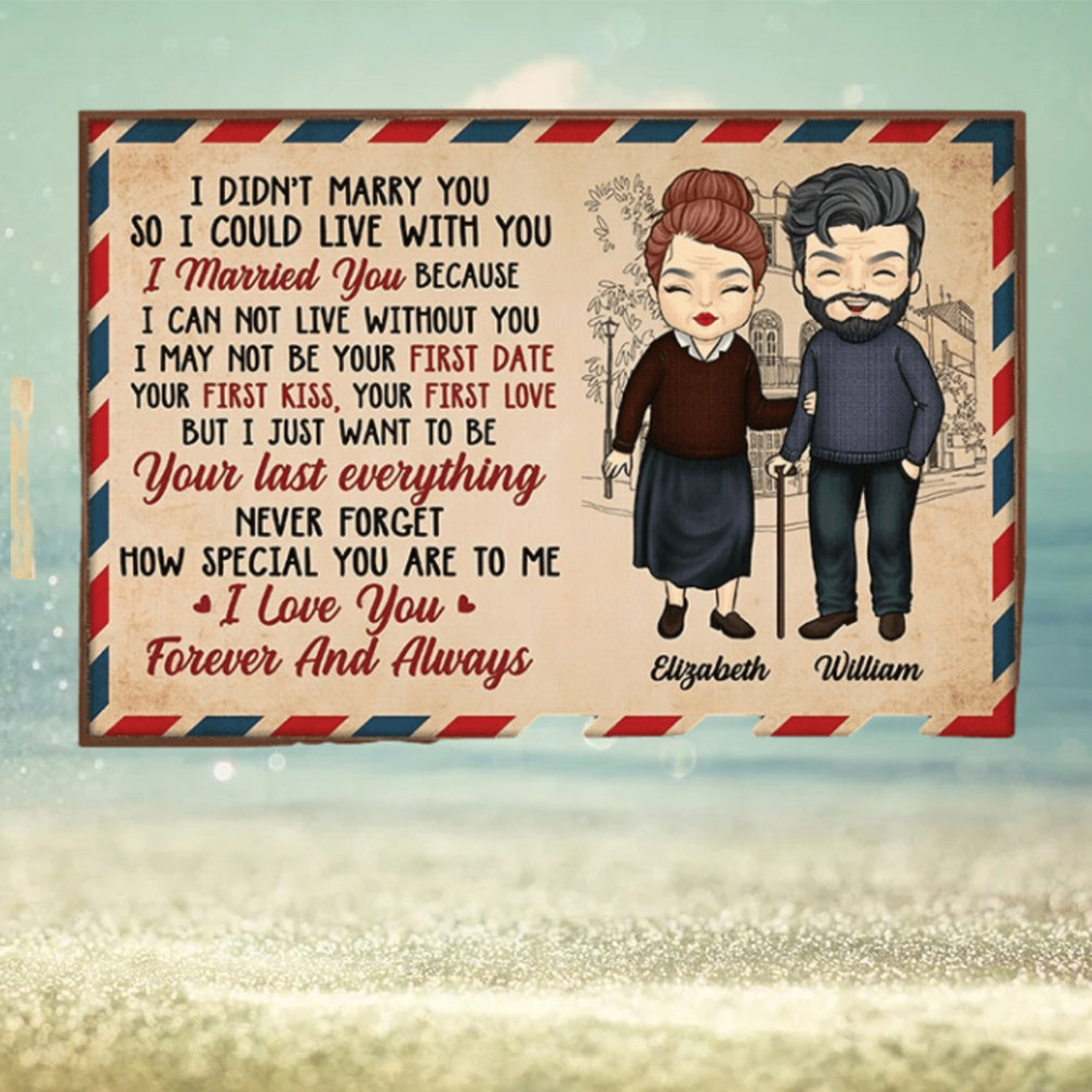 I Love You Forever And Always Gift For Couples, Personalized Horizontal Poster I Love You Forever And Always Gift For Couples, Personalized Horizontal Poster