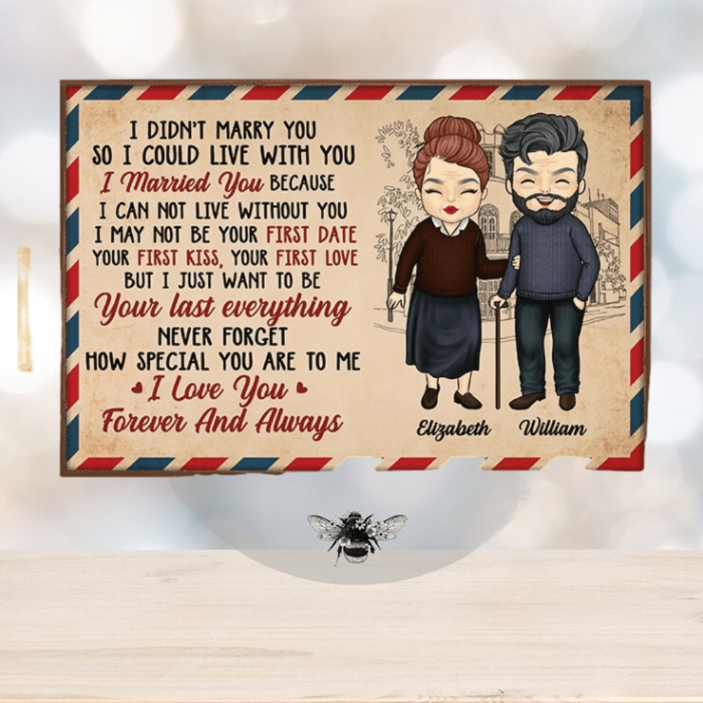 I Love You Forever And Always Gift For Couples, Personalized Horizontal Poster I Love You Forever And Always Gift For Couples, Personalized Horizontal Poster