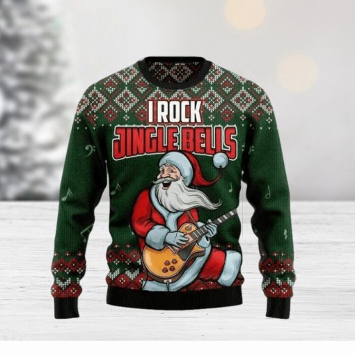 I Rock Jingle Bells Ugly Christmas Sweater