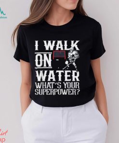 I Walk on Water Ice Hockey Tee Men Women Youth T Shirt