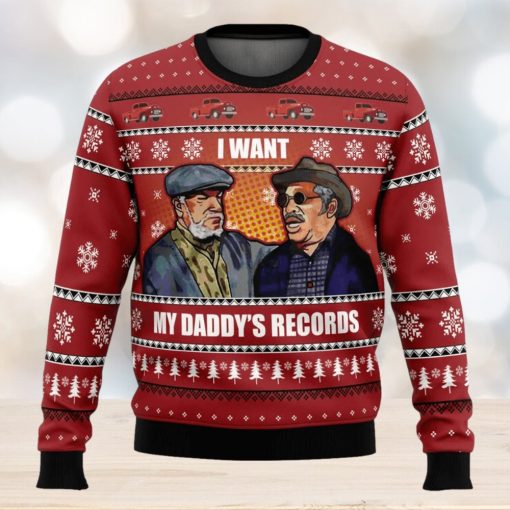 I Want My Daddy’s Records Sanford and Son Ugly Christmas Sweater