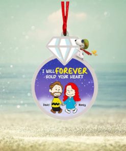 I Will Forever Hold Your Heart, Personalized Ornament, Christmas Gifts