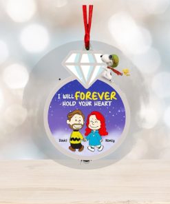 I Will Forever Hold Your Heart, Personalized Ornament, Christmas Gifts