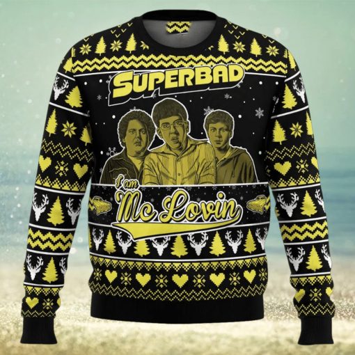 I am Mc Lovin Superbad Ugly Christmas Sweater