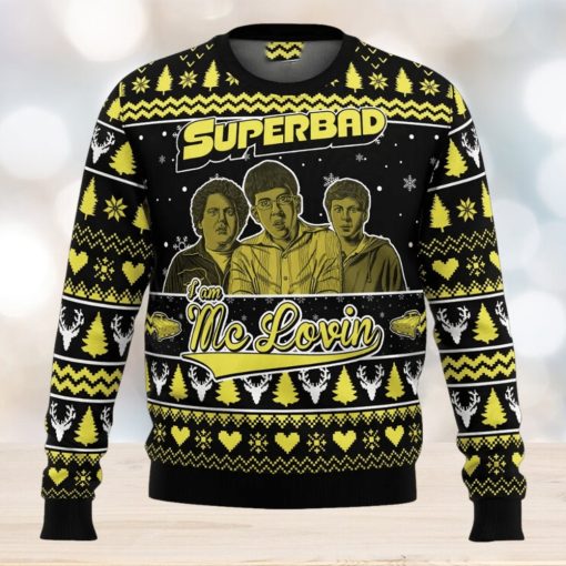 I am Mc Lovin Superbad Ugly Christmas Sweater