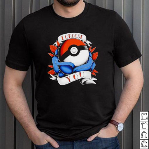 I choose you vintage Ball Tattoo Pokémon shirt