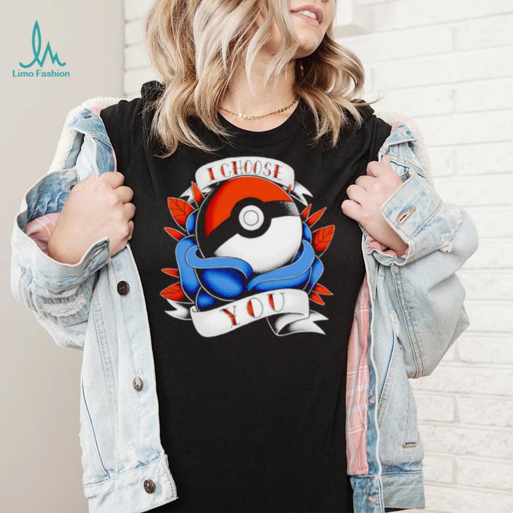 I choose you vintage Ball Tattoo Pokémon shirt I choose you vintage Ball Tattoo Pokémon shirt