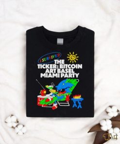 I survived the ticker bitcoin art basel Miami party shirt, hoodie, sweater, long sleeve and tank top I survived the ticker bitcoin art basel Miami party shirt