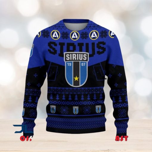 IK Sirius Fotboll Allsvenskan Sweden Ugly Sweater Christmas