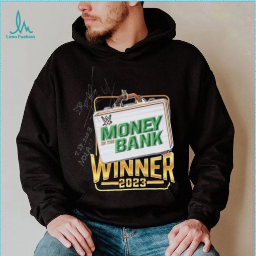 IYO SKY Autographed & Inscribed Event Worn Money In The Bank Winner T Shirt