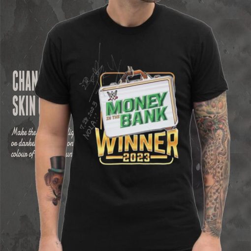 IYO SKY Autographed & Inscribed Event Worn Money In The Bank Winner T Shirt