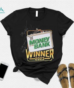 IYO SKY Autographed & Inscribed Event Worn Money In The Bank Winner T Shirt