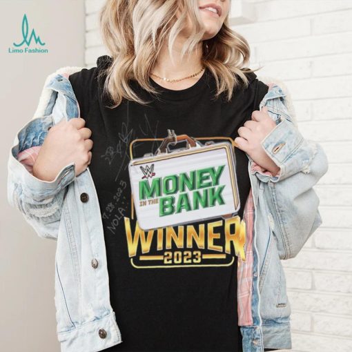 IYO SKY Autographed & Inscribed Event Worn Money In The Bank Winner T Shirt