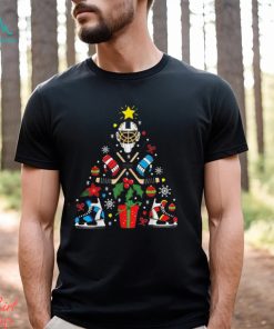Ice Hockey Christmas Ornament Tree Funny Xmas Gift Boys T Shirt