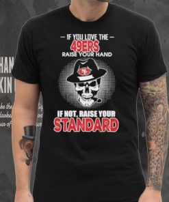 If you love the San Francisco 49ers raise your hand if not raise your standard shirt