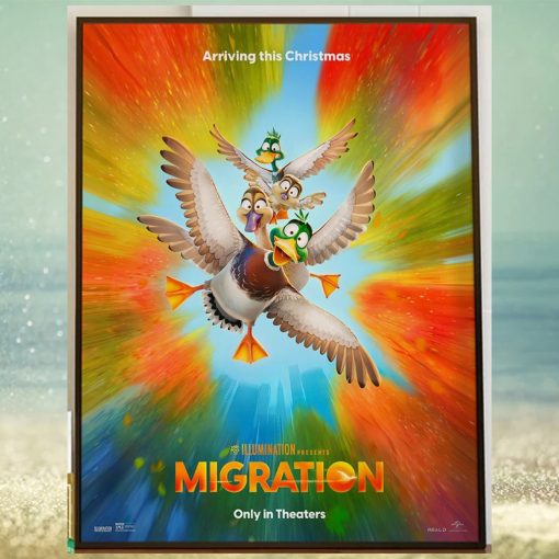 Illumination Presents Migration Movie Arriving In Theaters This Christmas Home Decor Poster Canvas