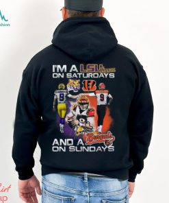 I’m A LSU Tigers On Saturdays And A Idaho State Bengals On Sundays T Shirt