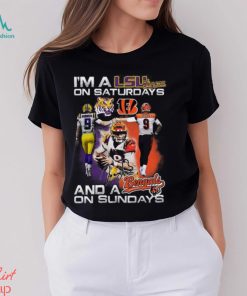 I’m A LSU Tigers On Saturdays And A Idaho State Bengals On Sundays T Shirt