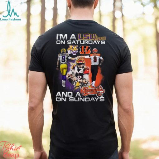 I’m A LSU Tigers On Saturdays And A Idaho State Bengals On Sundays T Shirt