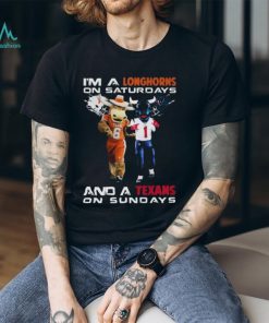 I’m A Longhorns On Saturdays And A Texas On Sundays Mascot Shirt