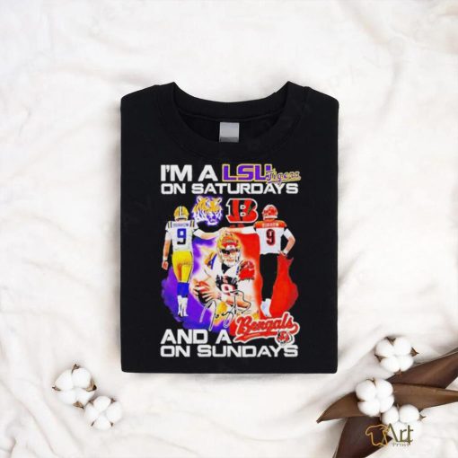 I’m A Lsu Tigers On Saturdays And A Cincinnati Bengals On Sundays Shirt