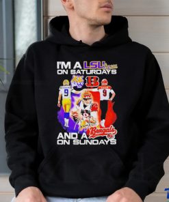 I’m A Lsu Tigers On Saturdays And A Cincinnati Bengals On Sundays Shirt