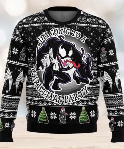 I’m Going to a Christmas Party Venom Ugly Christmas Sweater