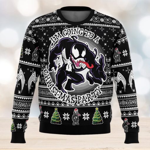 I’m Going to a Christmas Party Venom Ugly Christmas Sweater