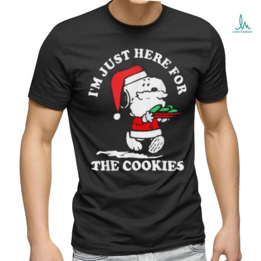 Im Just Here For The Cookies Christmas Shirt