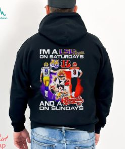 I’m a LSU Tigers on Saturdays and a Bengals on Sundays shirt