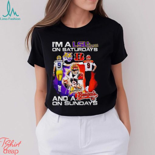 I’m a LSU Tigers on Saturdays and a Bengals on Sundays shirt