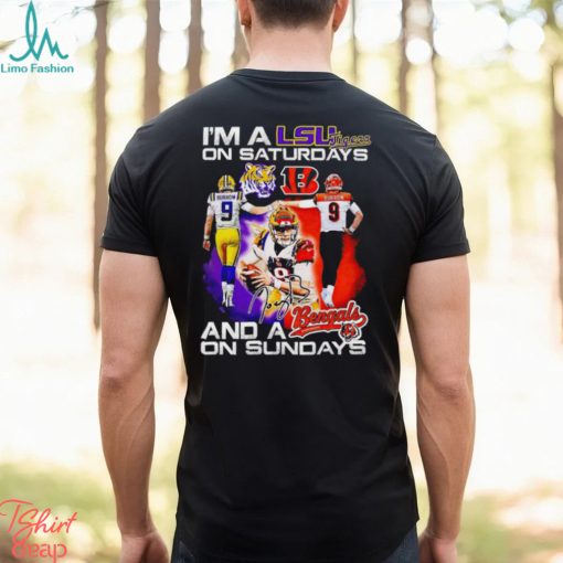 I’m a LSU Tigers on Saturdays and a Bengals on Sundays shirt
