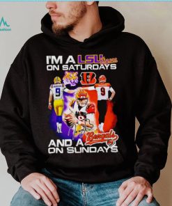 I’m a LSU Tigers on saturdays and a Cincinnati Bengals on sundays shirt