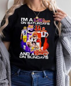 I’m a LSU Tigers on saturdays and a Cincinnati Bengals on sundays shirt