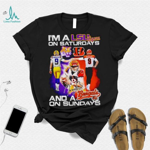 I’m a LSU Tigers on saturdays and a Cincinnati Bengals on sundays shirt