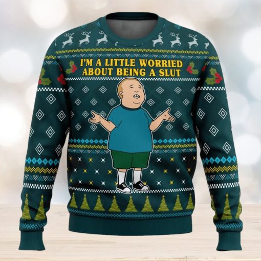 I’m a Little Worried King Of The Hill Ugly Christmas Sweater