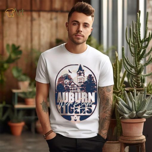 Image One Men’s Auburn Tigers Orange Campus Scene T Shirt