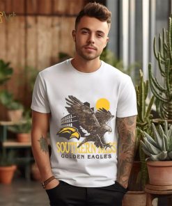 Image One Men's Southern Miss Golden Eagles Ivory Mascot Stadium T Shirt