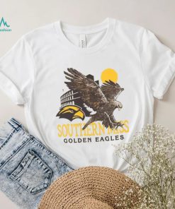 Image One Men's Southern Miss Golden Eagles Ivory Mascot Stadium T Shirt