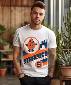 Image One Men's Syracuse Orange Ivory Vintage Lines T Shirt